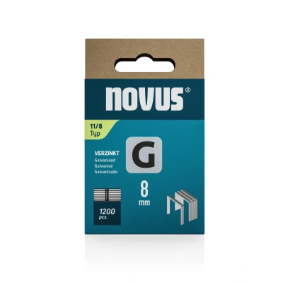 Afbeelding van Novus Niet met platte draad G 11/8mm (1.200 stuks)