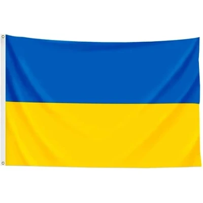 Afbeelding van SHATCHI 5ft x 3ft Oekraïne Oekraïense Nationale Vlag met Oogjes Sportevenementen Banner Pub Home Office Decoraties Voor Voetbal Fan Ondersteuning, 112430