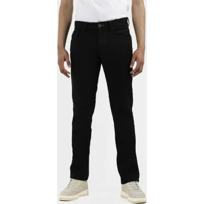 Afbeelding van camel active Regular Fit 5 Pocket Jeans Forever Black Maat menswear 33/38 Zwart