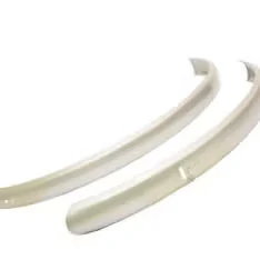 Afbeelding van Stel spatborden 28&quot;&quot; staal hybride 45mm zilver