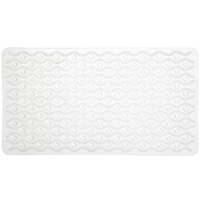 Afbeelding van Antislip Badmat Sealskin Drip Transparant (71x40 cm)