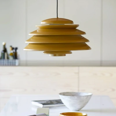 Afbeelding van VERPAN Hive hanglamp geel