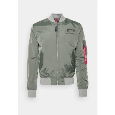 Afbeelding van Alpha Industries MA1 Bomberjacks, Heren, Maat: Medium, Vintage green/silver