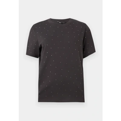 Afbeelding van ONLY Onlmonja Studs TEE Tshirt basic, Dames, Maat: XL, Phantom