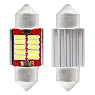 Afbeelding van AMiO LED CANBUS 4014 10SMD Festoen C5W C10W C3W 31mm Wit 12V/24V