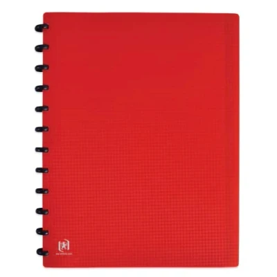 Afbeelding van ELBA Variozip Memphis A4 documentenmap, 60 overzichten, 30 afneembare hoezen, envelop van polypropyleen, rood