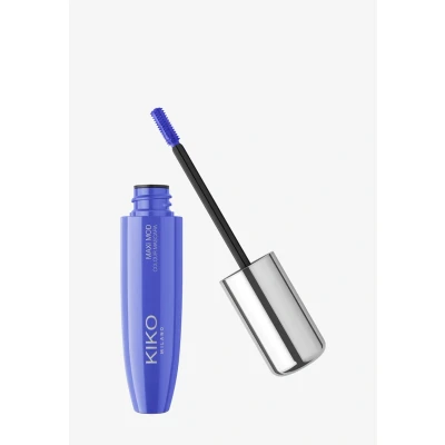 Afbeelding van KIKO Milano Maxi Mod Colour Mascara 01, Gekleurde Met Miniborsteltje Voor Supervolle Wimpers