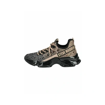 Afbeelding van Steve Madden Mistica Sneakers laag, Dames, Maat: 38, Bronze gold black bg Schoenen