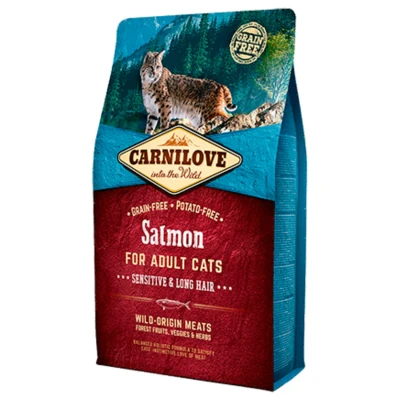 Afbeelding van Carnilove Salmon Sensitive / Long Hair 2 KG (396953)