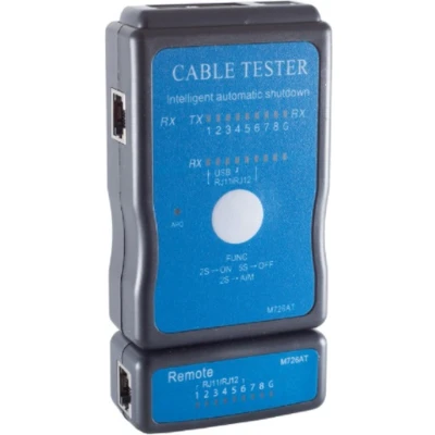 Afbeelding van LAN multi kabeltester voor data en netwerkkabels RJ45, RJ12, RJ11 USB