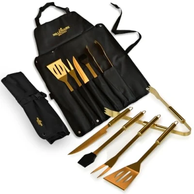 Afbeelding van Miljonairs BBQ Tools (set van 5) MikaMax