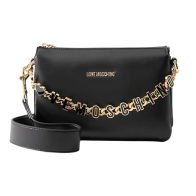 Afbeelding van Love Moschino Dangling Handtas, Dames, Maat: One Size, Nero