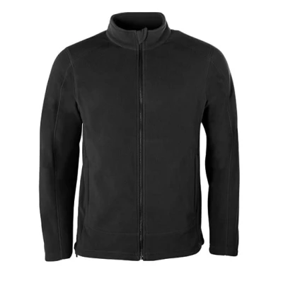 Afbeelding van HRM Heren Fleece Jas met Rits, Donkergrijs, Maat S I Mannen Premium Fleecejack Gemaakt van Micro Polar Functionele voor Werkkleding Hoogwaardige &amp; Duurzame Herenkleding
