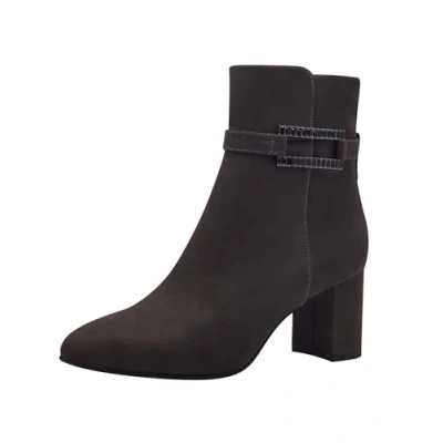 Afbeelding van MARCO TOZZI Dames Bootie Zip+Slip 2 25322 43 Enkellaarzen, antraciet, 39 EU
