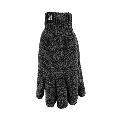 Afbeelding van HEAT HOLDERS Mens Heatweaver 2.3 tog warme thermische handschoenen, Houtskool Grijs, M/L