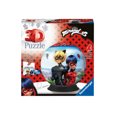 Afbeelding van Ravensburger Miraculous puzzleball 3D Puzzel 72 stukjes