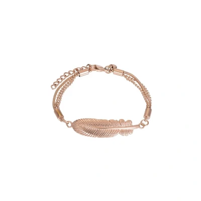 Afbeelding van Armband Feather Boho Collection Roségoud