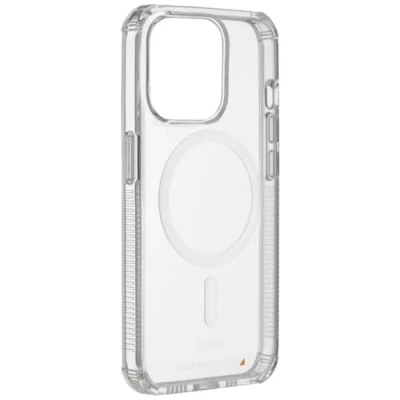 Afbeelding van Hama Extreme Protect MagCase Cover Hoesje geschikt voor iPhone 15 Pro Max Polycarbonaat Anti slip en flexibel Kras stootbestendig Compatibel met Wireless Charging Transparant