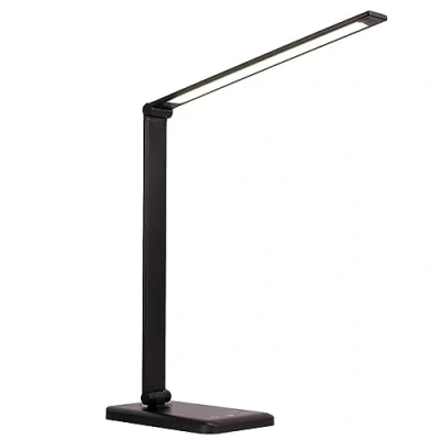 Afbeelding van Multifunctionele led bureaulamp, touch tafellamp, kantoorlicht, dimbaar, opvouwbaar, mild voor de ogen, 5 verlichtingsmodi &amp; helderheidsniveaus, daglichtlamp, timer uitschakeling USB oplaadpoort