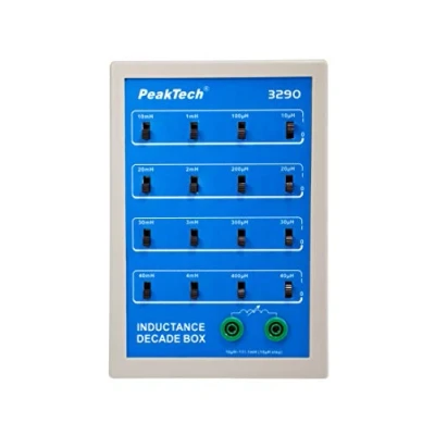 Afbeelding van Peaktech 3290 inductie decadebox met schuifschakelaar 10 µH tot 111,1 mH