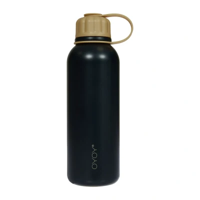 Afbeelding van OYOY Pullo waterfles 52 cl Anthracite Camel