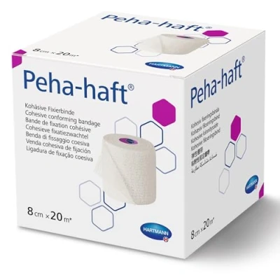 Afbeelding van Hartmann Peha haftig Kohesive aanpasbaar bandage, latexvrij 20 m x 8 cm