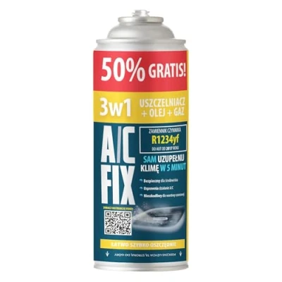 Afbeelding van A/C FIX 3in1 R1234yf koelmiddel vervangend gas airconditioning auto gasfles 1x235 g bijvullen set camper ECO