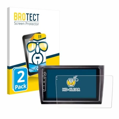 Afbeelding van BROTECT Screenprotector voor Dynavin D9 DF56 9&quot; Folie Beschermfolie transparant (2 Stuks)