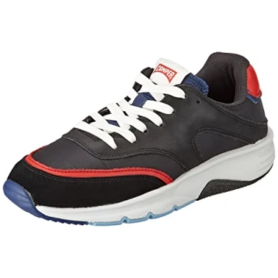 Afbeelding van Camper Drift Twins Sneakers laag, Dames, Maat: 38, Schwarz /rot Leer