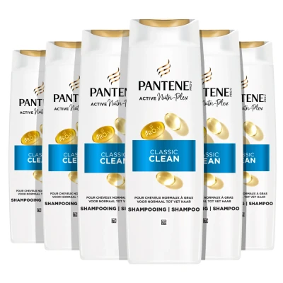 Afbeelding van 6x Pantene Shampoo Classic Clean 250 ml