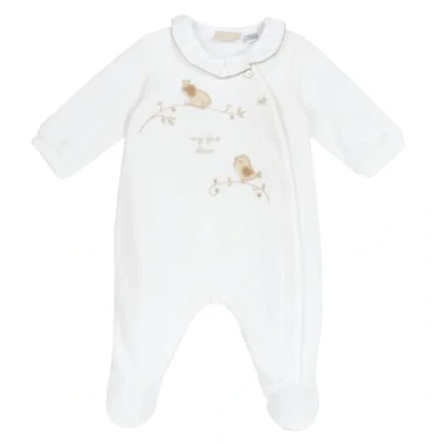 Afbeelding van Chicco Front AND LEG Opening Kruippakje voor kinderen, Maat: 68, White