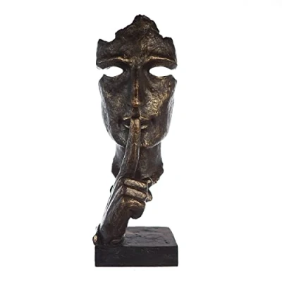 Afbeelding van Casablanca by Gilde Decoratief figuur Sculptuur XL Silence (1 stuk)