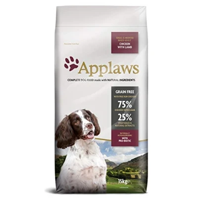 Afbeelding van Applaws Adult Small &amp; Medium Breed Lam hondenvoeding 15 kg