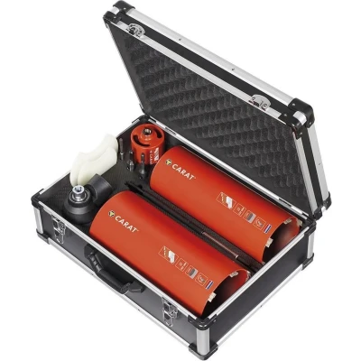 Afbeelding van Carat HTESET0300 3 Delige Dustec Diamantborenset voor droogboren 82 / 132 162mm