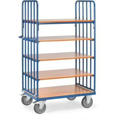 Afbeelding van fetra 8352 Etagewagen Staal Poedercoating Laadvermogen (max.): 500 kg Stralend blauw (RAL 5007)