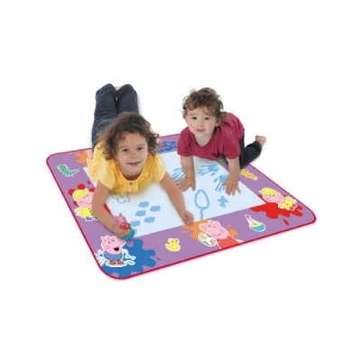 Afbeelding van Aquadoodle Peppa Pig Water Doodle Mat, Official Tomy No Mess Colouring and Drawing Game, Suitable for Toddlers Children Boys Girls 18 Months, 2, 3, 4+ Year Olds