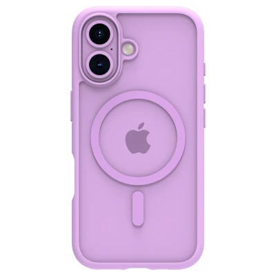 Afbeelding van Apple iPhone 16 MagSafe Hoesje Gerecycled kunststof dbramante1928 Hardcase/Backcover Roze Telefoonhoesje Shockproof/Valbescherming