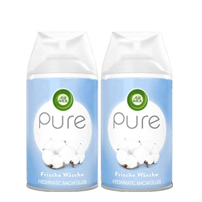 Afbeelding van AirWick Luchtverfrisser Freshmatic Pure Zachtheid van Katoen Navulling navulverpakking, 500 ml