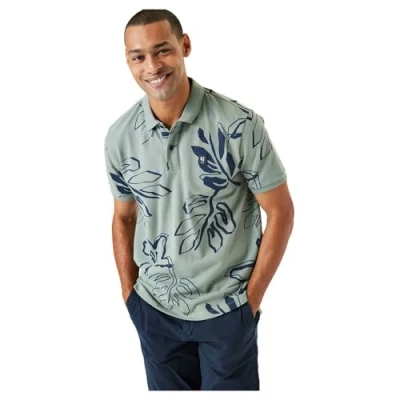 Afbeelding van Garcia Poloshirt, Heren, Maat: Medium, Light sage