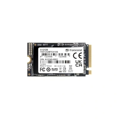 Afbeelding van Transcend M.2 NVMe SSD 512 GB 2242 PCIe Gen4x4 Max lezen: 5000 MB/s schrijfsnelheid: 3.500 M sleutel TS512GMTE410S