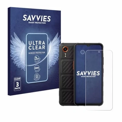 Afbeelding van Savvies Screenprotector voor Samsung Galaxy XCover 7 Enterprise Edition (Voor+Camera) Folie Beschermfolie transparant (6 Stuks)