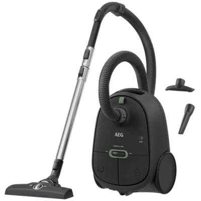 Afbeelding van AEG CLEAN 6000 AB61C1OKO ÖKO Stofzuiger/hoog zuigvermogen/extra sproeiers/XL wielen/roestvrijstalen telescoopbuis / 65% gerecycled materiaal 12 m kabel 850 watt/accessoires/grijs