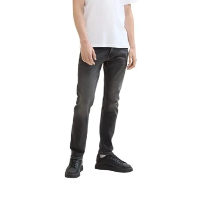 Afbeelding van TOM TAILOR Denim Piers Slim Jeans voor heren, 10219 Used Mid Stone Grey Denim, 29W x 34L
