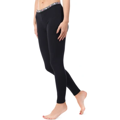 Afbeelding van Bellivalini BLV BLV50 177 LE Dames Leggings Sport Vrijetijdsbroek Lang Katoen Sporbroek Yogabroek Zwart L