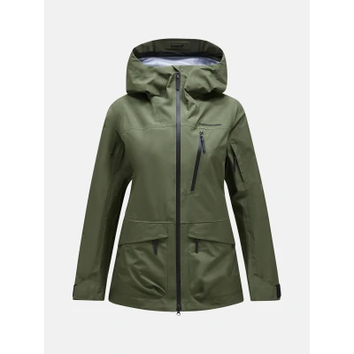 Afbeelding van Peak Performance Vertical Gore Tex 3L Jacket Dames Pine Needle