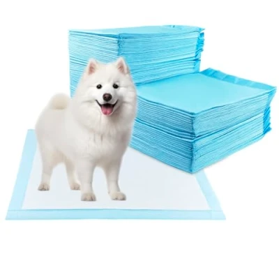 Afbeelding van Baxcdyswe 60 stuks pipi matten voor honden, x 90 cm trainingspads, aankleedonderleggers, wegwerp, pinkmattraining, wegwerponderleggers, lekvrij, 5 laags design met sneldrogend oppervlak