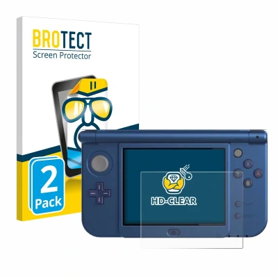 Afbeelding van BROTECT (2 Stuks) Schermbeschermer voor Nintendo New 3DS XL (Unteres Display) Screen Protector Transparant