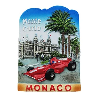 Afbeelding van 3D Monte Carlo Monaco koelkast magneet, Huis &amp; keuken decoratie magnetische sticker magneet toeristische souvenir gift