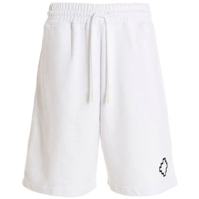 Afbeelding van Cotton Shorts with Elasticated Drawstring Waistband and Contrast Logo