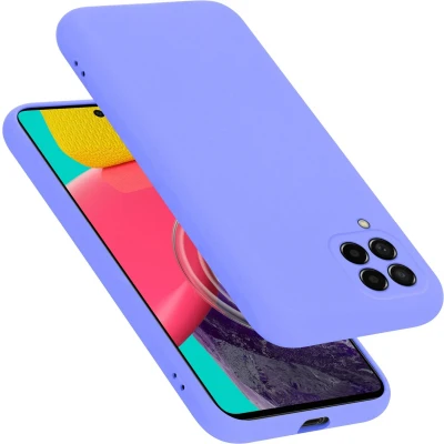 Afbeelding van Cadorabo Hoesje geschikt voor Samsung Galaxy M53 5G in LIQUID LICHT PAARS Beschermhoes gemaakt van flexibel TPU silicone Case Cover